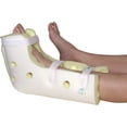 thumbnail image 1 of Posey 6145 Premium Protège-Talon, Taille Unique, Mousse, Jaune/blanc, 1 of 1