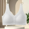 thumbnail image 5 of Sheghy Women Bras Push Up Women's BC Cup Mesh Plaid Plus Size Front Closure Thin Breathable Comfortable Wire-Free Bra,Gray XXXL, 5 of 5