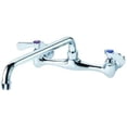 thumbnail image 2 of 8" Wall Mount Kitchen Faucet with Swivel Spout - 12" Spout, 2 of 2
