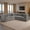 Gray, variant on Vcatnet 130.7" Modular Sectional Sofa Couch Corduroy L Shaped Oversized Modern Minimalist Couch with Deep Seat and Ottoman for Living Room, 7 Seat, Black