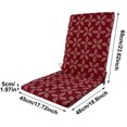 thumbnail image 4 of Outdoor High Back Chair Cushion, Extra Thick Waterproof Patio Seat Pad, Sun Fade Resistant with Ties, 4 of 4