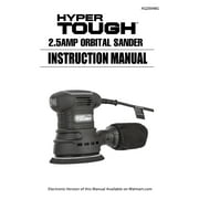Hyper Tough 2.5 Amp Corded 5 inch Orbital Sander with Dust Bag, Vacuum Hose Adapter & 3 Sanding Sheets, New Condition