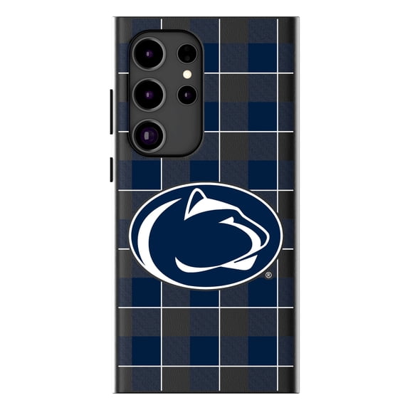 Keyscaper Penn State Nittany Lions Plaid Galaxy Magnetic Bump Case