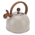 thumbnail image 1 of Stainless Steel Whistling Kettle, 2.5L Capacity, for Boiling Water, Beige, 1 of 4