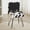 Cow, variant on Vanity Stool Chair, Faux Fur Ottoman Foot Stool with Metal Legs & Adjustable Black Feet, Flip Top Storage Makeup Stool with Soft Padded Seat, Foot Rest for Makeup Room Bedroom
