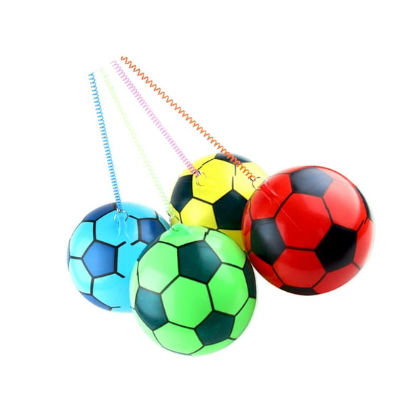 Soimiss Football Bouncy Balls PVC Random Color Kicking Sports Toys For Indoor Activities 4pcs