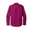 thumbnail image 4 of Port Authority W808 Long Sleeve SuperPro React Twill Shirt, Wild Berry, XS, 4 of 4