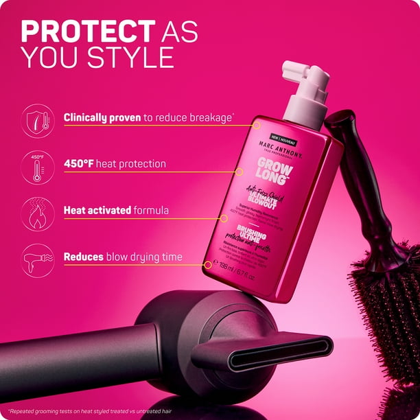 Marc Anthony Anti-Frizz Shield | Paraben-free spray - Walmart