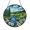 Acrylic 3.5 Inch, variant on Scenic Mountain Forest Stream Suncatcher Window Hanging, Vibrant Stained Glass Style Landscape Decor