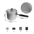 thumbnail image 2 of Camping Pot Milk Pot With Folding Handle 770ml Picnic Cooking Pot Cookware, 2 of 12