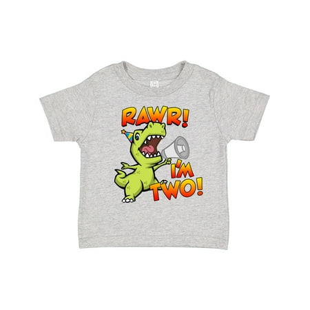 

Inktastic Rawr I m Two Dinosaur Boys or Girls Toddler T-Shirt