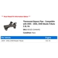 thumbnail image 2 of Thermostat Bypass Line - Compatible with 2005 - 2006, 2008 Mazda Tribute 3.0L V6, 2 of 2