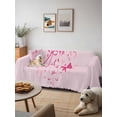 thumbnail image 6 of Valentine's Day Couch Cover Sofa Covers 3 Cushion Sectional Couch, Pink Bows Romantic Love Heart Washable Sofa Covers Slipcover Sectional Sofa Cover, Furniture Protector 71"x150", 6 of 9