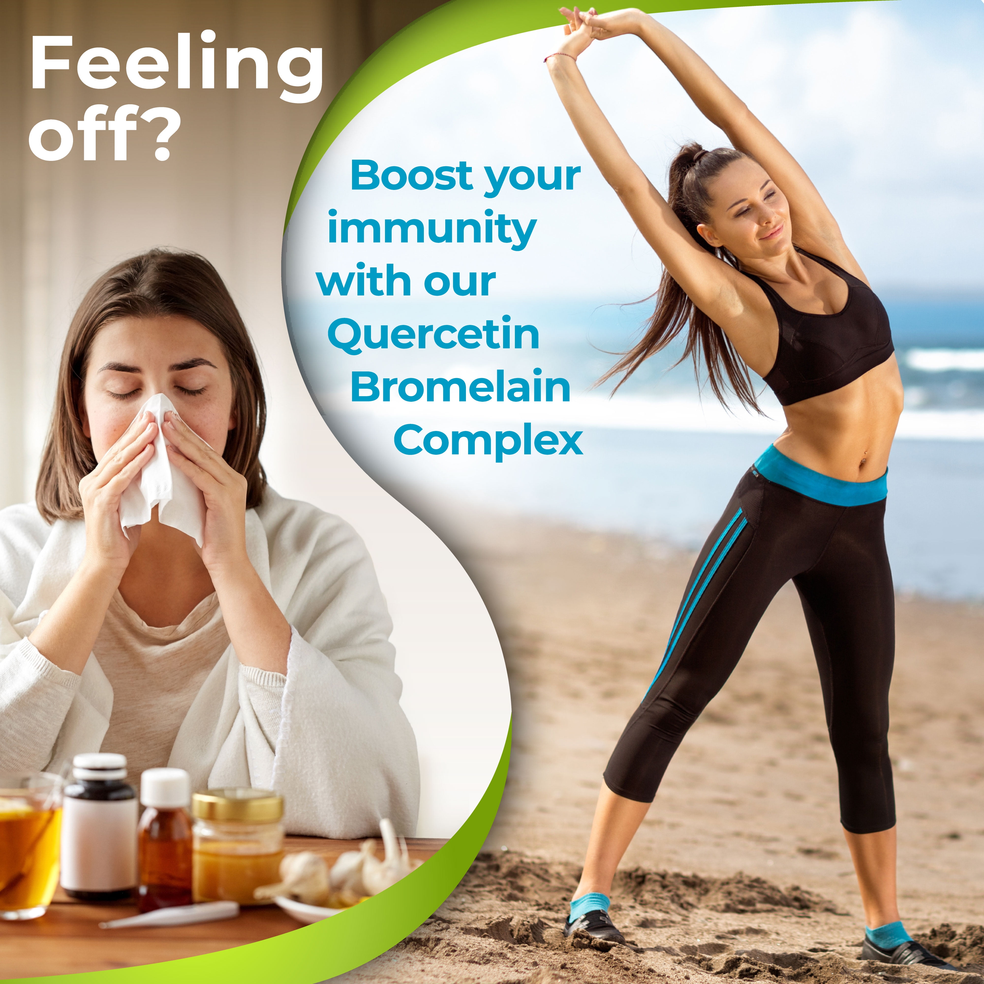 Quercetin with Bromelain – Quercetin Phytosome 500 mg High Absorption Supplement – Immune Support with Vitamin C, Zinc, Ginger & Citrus Bioflavonoids – Organic Whole Food Blend – 180 Capsules