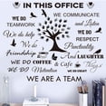 thumbnail image 1 of Adhesivos de pared de PVC con cita motivacional para trabajo en equipo en la oficina, 30 x 90 cm, 1 of 4