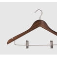 thumbnail image 4 of neatfreak! Wood Hanger with Clips, pack of 3, 4 of 6