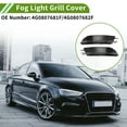 thumbnail image 2 of Ofertas Únicas 1 Par de Rejilla de Luz de Niebla Frontal para Audi A6 C7 2012-2015 No.4G0807681F/4G0807682F Tonalidad Negra y Plateada, 2 of 7