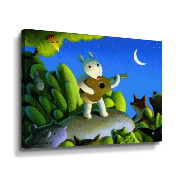 Artwall The Concert, Gallery Wrapped Canvas by Chris Miles