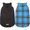 Blue, variant on Kuoser Reversible Dog Coat Adjustable British Style Plaid Pet Jacket, Waterproof and Windproof, Blue, M