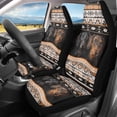 thumbnail image 2 of Kuiaobaty 2 Pcs Vehicle Seat Covers Seat Cover American Tribal Dachshund Dog Pattern Comfortable Automotive Seat Cushions Cover Interior Decoration Fit Most Car Sedan Van Truck, 2 of 7