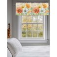 thumbnail image 3 of Vintage Flower Valances for Windows, Rod Pocket Kitchen Valance Curtains - Soft & Washable Small Window Treatment for Living Room,&nbsp;Bathroom, Art Floral Pattern , 42x12 Inch, 1 Panel, 3 of 9