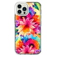 thumbnail image 1 of MUNDAZE Apple iPhone 11 Pro Shockproof Clear Hybrid Protective Phone Case Watercolor Paint Summer Rainbow Flowers Cover, 1 of 5