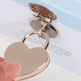 thumbnail image 3 of Riousery Vintage Heart Shape Metal Padlock Rose Gold Key Lock for Jewelry Box Luggage Household Craft Supplies 1.8 x 2.3 inches / 45 x 59 mm, 3 of 9