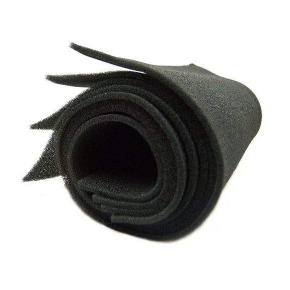 DJ Speaker Woofer Cabinet Grill Foam 2' Wide x 4'Long x 3/8" Thick Black