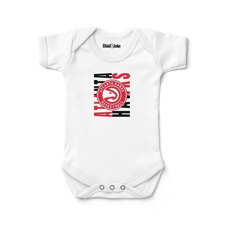 

Newborn & Infant Chad & Jake White Atlanta Hawks Dual Bodysuit
