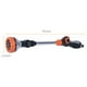 thumbnail image 3 of Puntoco Watering Wand, Alloy Garden Hose Wand with 8 Spray Patterns, 19-Inch Long Hose Nozzle Sprayer with Thumb Control, Ideal to Water Hanging Baskets and Shrubs, 3 of 9