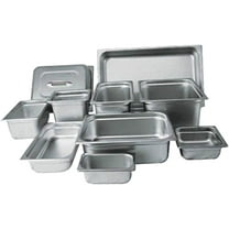 Winco SPJM-602 Anti-Jamming Steam Pan, 1/6 by 2 1/2-Inch, 24-Gauge