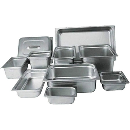 

Winco SPJM-602 Anti-Jamming Steam Pan 1/6 by 2 1/2-Inch 24-Gauge
