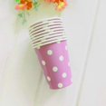thumbnail image 3 of Paquete de 10 Vasos de papel shaofei 250 ml color morado, 3 of 5