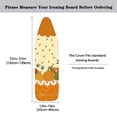 thumbnail image 6 of HELLHERO Pumpkin Iron Pad Board Cover 15" x 54" Fastener Straps Ironing Board Protector Universal Fit for Home Use, 6 of 6