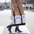 thumbnail image 4 of FORMRS Canvas Laptop Tote Bag for Women with 15.6" Computer Compartments Shoulder Handbag, Playful Daisy, 4 of 7