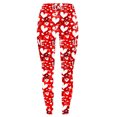 thumbnail image 4 of Jsaierl Womens Leggings Tummy Control Love Heart Print Tights Activewear Legging Pants Stretch Soft Athletic Leggings Spring Clothes for Women 2025, 4 of 6
