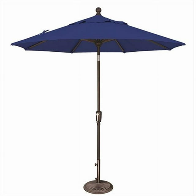 SimplyShade 7.5 ft. Octagon Push Button Tilt Market Umbrella Sky Blue