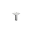 thumbnail image 4 of Pedestal Lavatory Sink - 26 Inch Bathroom Vessel Sink - Vitreous China - Elegant Design - Mounting Hardware Included, 4 of 4