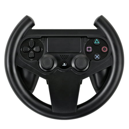 PS4 Gaming Racing Steering Wheel - Gamepad Joypad Grip Controller for Sony Playstation 4 PS4 Black [Playstation (Best Cheap Racing Wheel Ps4)