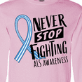 thumbnail image 4 of Inktastic Never Stop Fighting ALS Awareness Long Sleeve T-Shirt, 4 of 5