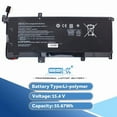 thumbnail image 2 of EBKk MB04XL Replacement Battery For HP Envy X360 Convertible M6-AQ103dx M6-AQ105dx 55.67Wh, 2 of 5