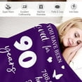 thumbnail image 4 of 90th Birthday Gifts for Women Blanket Happy 90 Year Old Birthday Gifts Ideas for Best Grandma Wife Mom Sister Friend Throw Blankets 50x60, 4 of 6