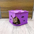 thumbnail image 3 of Lit Maison pour Chat en Feutre Multi-Niveaux avec Étagère Interactive, Tapis de Meubles, 3 of 4