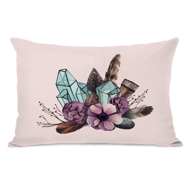 Bella Casa 75019PL42 Un Oreiller en Cristal & 44; Multi Couleur