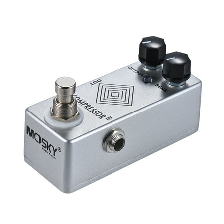 MOSKY Electric Guitar Dynamic Compressor Effect Pedal Full Metal Shell True