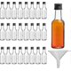 thumbnail image 1 of Mini Liquor Bottles (24 Pack) - Reusable Plastic 50ml Empty Spirit Bottles With Black Screw Caps And Liquid Funnel For Easy Pouring, Bottle Filling, 1 of 4