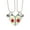 XL2864, variant on 2Pcs Avocado Split Heart Necklace Set Matching Avocado Best Friend Necklaces Women Stainless Steel Neck Jewelry