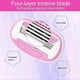 thumbnail image 4 of 2026 Women's Razor Blades, Extra Smooth Women's Razor Compact Women's Razor for Travel (1pc,pink), 4 of 5
