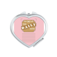 thumbnail image 1 of Daily List Information Newspapers Mirror Travel Magnification Portable Handheld Pocket Makeup, 1 of 3