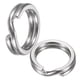 thumbnail image 1 of 60pcs Anillos Divididos de Pesca de Acero Inoxidable 5# 33kg Anillo de Señuelo para Agua Salada y Dulce, 1 of 6